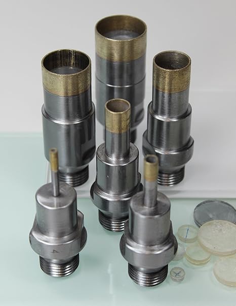 24 Mm Diamant Creux Foret Meche A Verre Foret Pour Carrelage Dur Couronne De Percage En Metal Gesinterter Reliure Entierement Traverse Avec Diamants Amazon Fr Bricolage