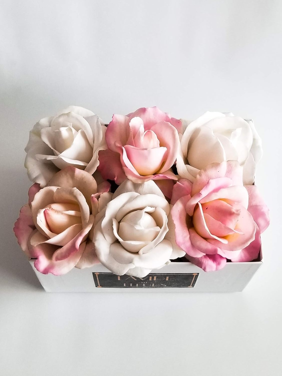 Do It Yourself 9 Pieces Fake Flower Arrangement Kit Set DIY Flower Kit