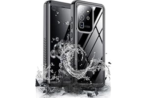 Hualele Waterproof Galaxy S20 Ultra Case, Built in Lens & Screen Protector Rugged Full Body Heavy Duty Protective Shockproof 