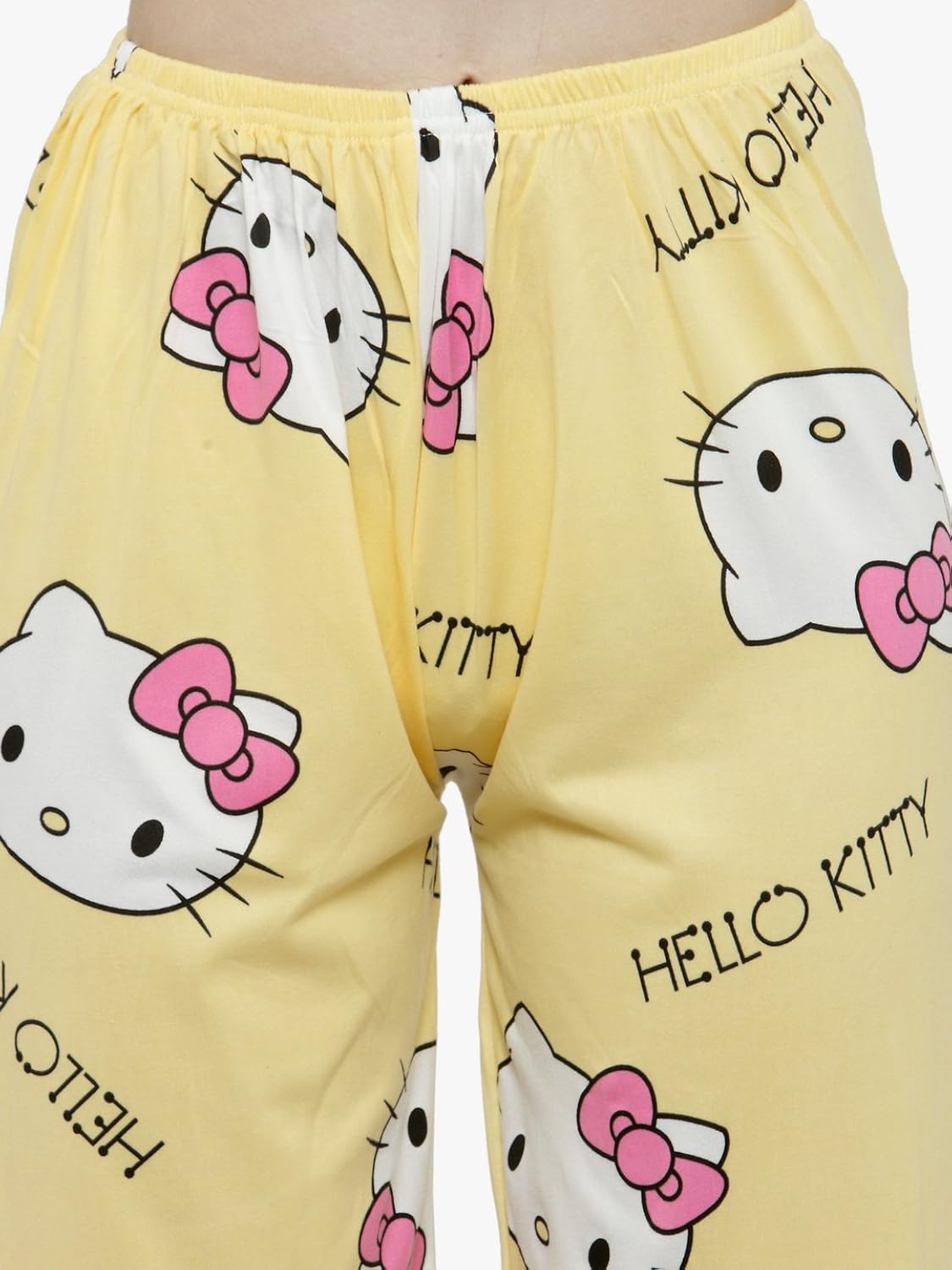 n-gal women printed nightwear pajama loungewear set - nayn48-yellow