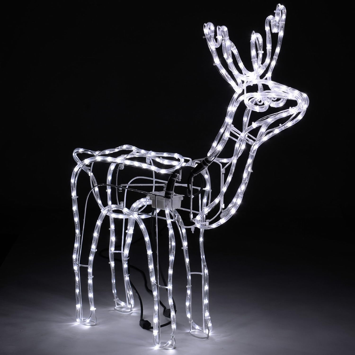 Beautiful Looking 2.9ft (90cm) Animated White LED Rope Light Standing