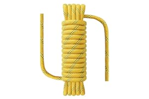 NorthPada 1/2 in x 16 ft Nylon/Polyester Outdoor Rope for Arborist, Swing, Boating, Marine, Floating, Fishing, Rafting, Hiking, Hunting, Tree, Rafting Yellow