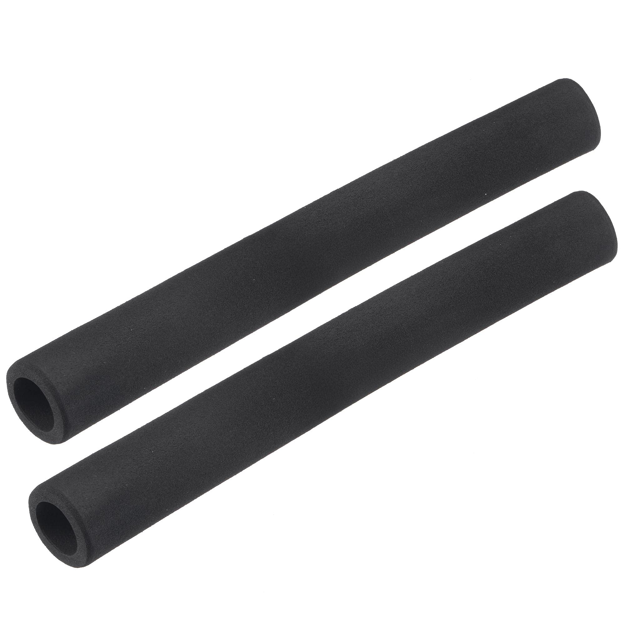 sourcing map Foam Tubing for Handle Grip Support, Pipe Insulation, 1-inch(25mm) ID 35mm OD 495mm Length Black 2pcs