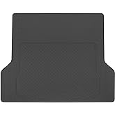 BDK Heavy Duty Rubber Cargo Mat Liner - All-Weather Trunk Protection, Trim-to-Fit Design for Cars, SUVs, Vans & Trucks - Non-Slip, Waterproof, Durable Cargo Floor Liner - 54" x 43.5" x 0.25" - Black