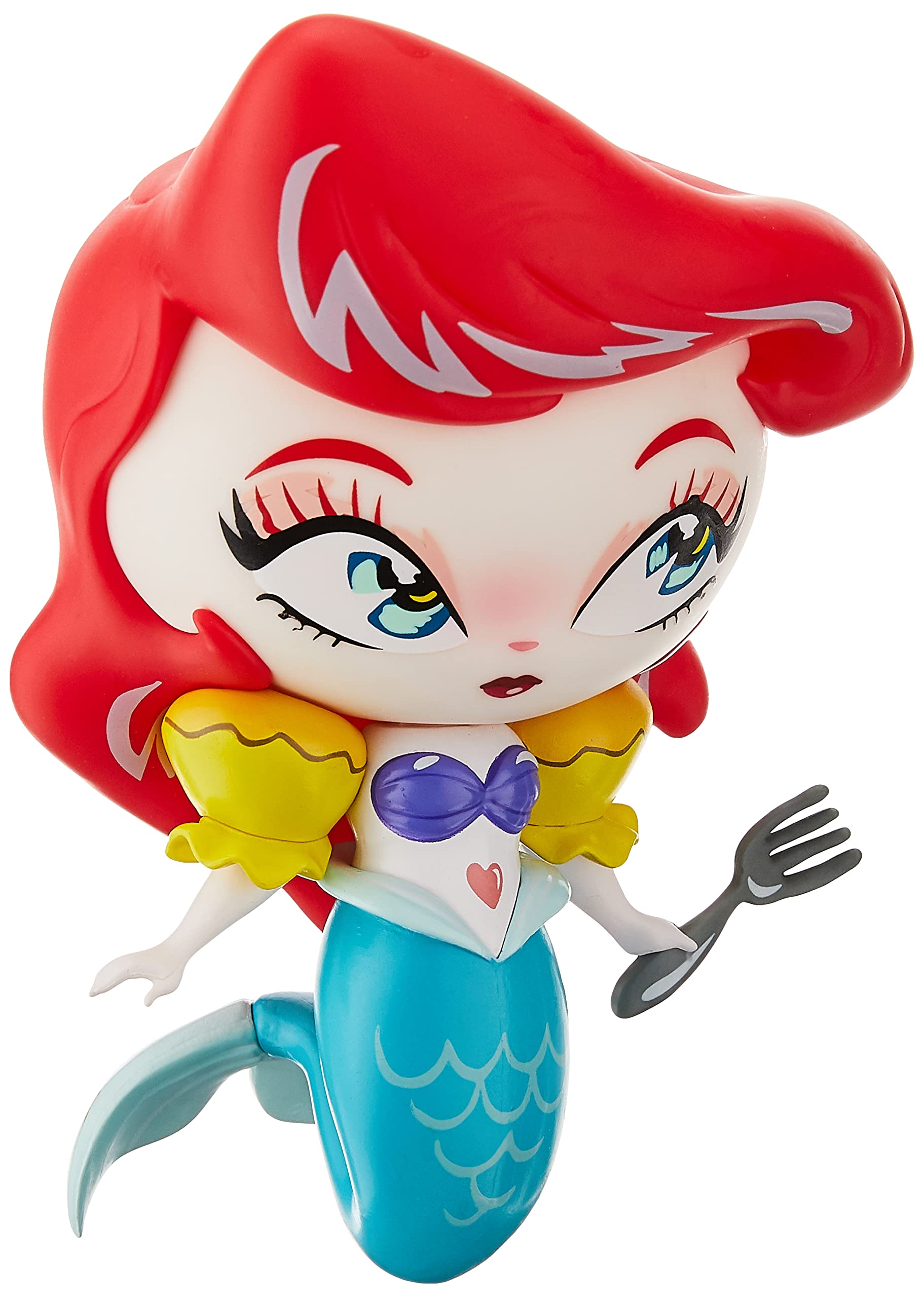 Enesco World of Miss Mindy Presents Disney Designer Collection Little Mermaid Vinyl Figurine, 7", Multicolor