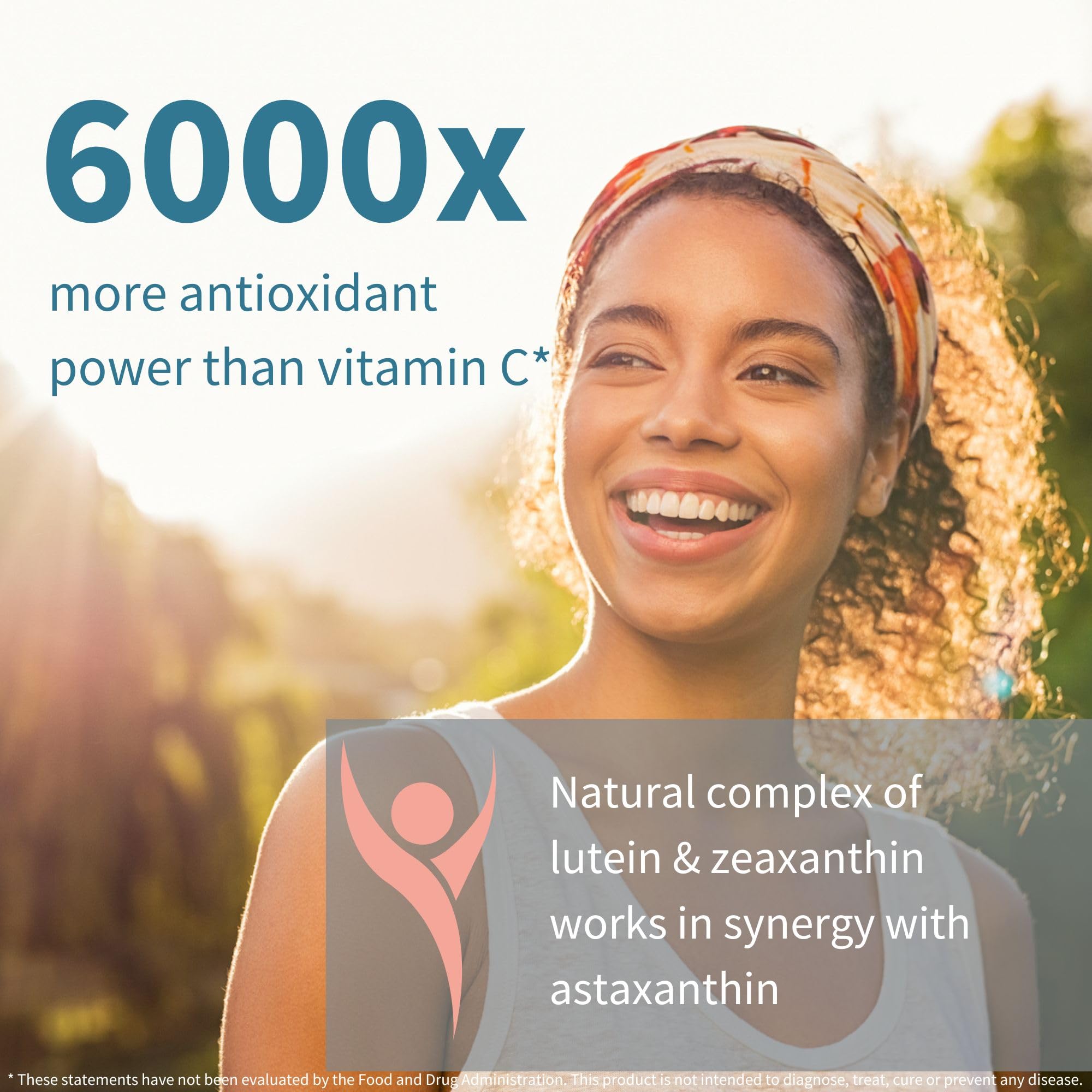 Igennus Vegan Astaxanthin 4mg Complex with Lutein and Zeaxanthin, 90 Small Softgels, from 42 mg Astapure, Natural Algae Antioxidant for Eyes, Skin & Joints, Non-GMO, H. Pluvialis