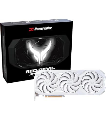 PowerColor Hellhound Spectral White AMD Radeon RX 9070 XT