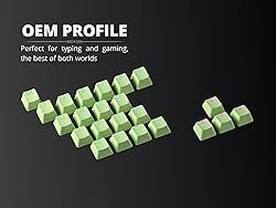 Ranked Rubber Keycap Set | Double Shot Translucent
