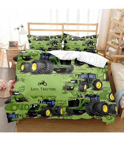 Kitchen Garbage Garbage Truck Duvet Cover Kids Teens,Powered Waste