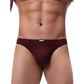 iKingsky Men's Stretch Thong Underwear Soft T-back Mens Under Panties