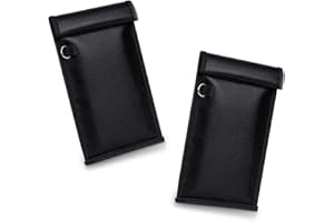 Yekoaru 2 PCS Faraday Bags, Waterproof RFID Signal Blocking Phone Pouch, Anti-Theft Key Holder Protector, Car Key/WiFi/RFID/G
