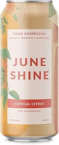 Juneshine, Kombucha Hard Hopical Citrus, 16 Fl Oz Single Can