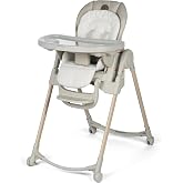 Maxi-Cosi Minla 6-in-1 High Chair for Babies &amp; Toddlers, Portable Foldable Highchair, EcoCare Fabric, 9 Heights, 5 Reclines, 4 Tray Positions, Classic Oat