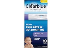 Clearblue Easy Ovulation Test Kit, Home Ovulation Test Sticks, 10 Tests