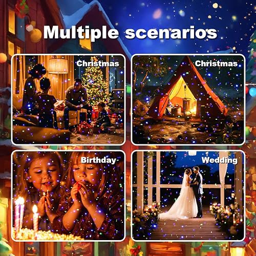Projector Firework Show Christmas Light Show Projector Fireworks Outdoor Christmas Laser