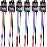 AFEISOL Bus Bar Pulse Power Plugs Pigtail Replacement for Polaris Plug | Fit for 2018 2019 2020 2021 2022 2023 2024 Ranger XP 1000 / RZR/Pro RS1 General Bus Bar Harness Pigtail Connectors (6, Blue)