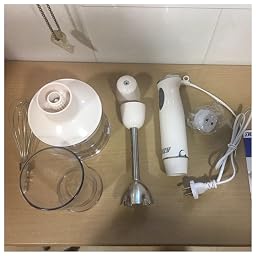 Batidora de Mano 600W 4 en 1, 6 Control de Velocidad y Función ...