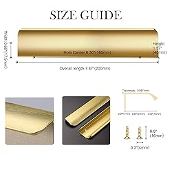 LEAPHZOT 4 Pack 8" (200mm) Overall Length Edge