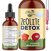Atherionyxora Zeolite Detox for Kids - Detox Supplement, Gentle & Natural & Sweet-Tasting, Contains Clinoptilolite Zeolite, Vitamin C, Magnesium, and Zinc,60ml