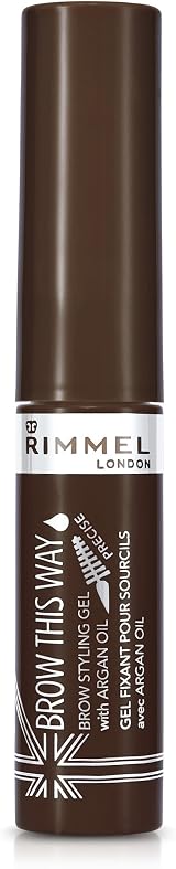 Rimmel Brow This Way Gel with Argan Oil Dark Brown 5 ml view 2