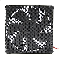 ThreeBulls 12 Pcs 120mm PVC Black PC Cooler Fan