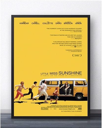 Little Miss Sunshine Movie Painting Poster Prints Canvas Wall Picture for Home Room Decor -60x80cm No Frame