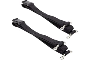 RecPro RV TV Straps 53" Anti-Tip RV Furniture Safety Straps | RV Tie-Down Straps | Lashing Straps (2 Pack)