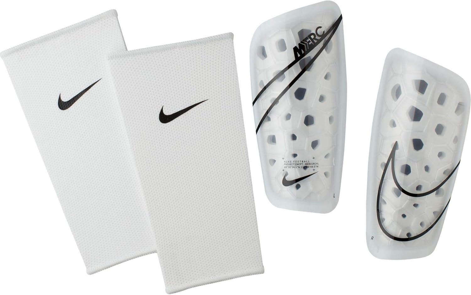 Nike Mercurial Lite Shin Guards : Sports & Outdoors