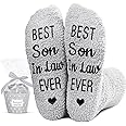 HAPPYPOP Gift Idea For Him - Gifts For New Dad Son In Law Father Brother Husband Uncle, Son In Law Dad Socks