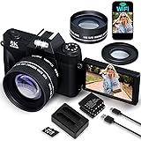 6K 64MP Digital Camera for Photography Vlogging