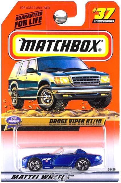 matchbox dodge viper rt 10