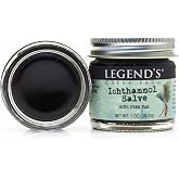 Legend&rsquo;s Creek Farm Herbal Salve - Ichthammol Drawing Salve | With Pine Tar, Handmade in USA, Healing Ointment with 20% Ichthammol, Natural Balm for Stings &amp; Splinters