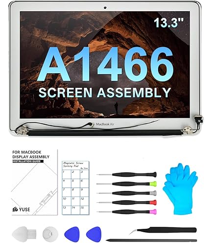 Apple MacBook Air A1466　液晶画面　取り外し品 Apple MacBook Air A1466 液晶画面 取り外し品 Mac book airの