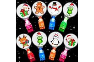 Vodoco 36 PCS Christmas Party Favors for Kids, LED Finger Lights Toys Bulk Glow in The Dark Party Favors School Classroom Prizes for Students Stocking Stuffers Goodie Bag Stuffers Christmas Gift