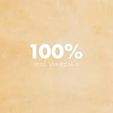Nordic Sheep Baby Sheepskin Rug 80x60 cm | Natural Yellow Soft Cover view 7