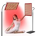 Red Light Therapy for Body & Infrared Light Therapy Lamp - 660nm Red + 850nm Near-Infrared LED Panel with Adjustable Stand, Clinical Grade at-Home Device for Skin & Muscle Support