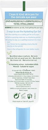Simple Water Boost Hydrating Eye Gel 25 ml vegan cruelty-free view 3