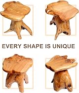 Organizedlife Wooden Stool - Unique Solid Cedar, Multipurpose Use view 4