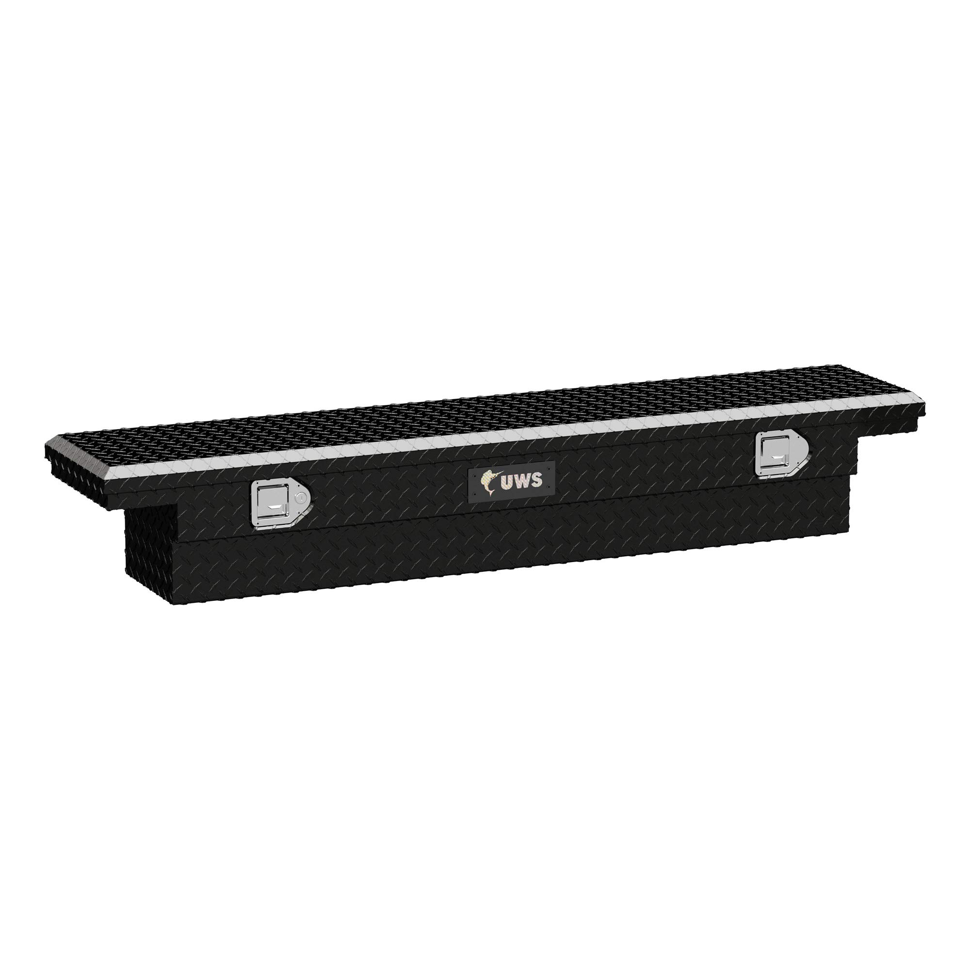Photo 1 of ***(MINOR DAMAGE/ SEE NOTES)***UWS EC10312 63-Inch Gloss Black Heavy-Wall Aluminum Slim Truck Tool Box with Low Profile, RigidCore Lid
