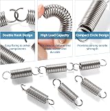 VooGenzek 10 x 1.5mm x 12mm x 47mm Stainless Steel Extension Spring with Dual view 3