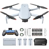 Potensic ATOM 2 Drones with Camera for Adults 4K, 8K Photo, 96-Min Flight, 3-Axis Gimbal, 10KM Transmission, AI Track, Vertical Shooting, AI Night Shot, Fly More Combo with ND CPL Filter, Remote Strap