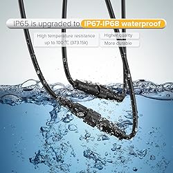 BTF-LIGHTING 6.56FT 4 Pin 0.5mm²/20AWG IP68