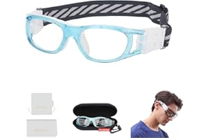 SooGree Safety Glasses Kids Sports Goggles Lacrosse Basketball Racquetball Eyewear Replaceable to Prescription Lenses