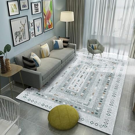 Amazon ヨガマット ラグ 防ダニ 滑り止め オールシーズン ラグ マット ラグマット 北欧 洗える ウォッシャブル 長方形 カーペット 絨毯 スタイル 春 夏 秋 冬 丸洗いok 160cm 230cm じゅうたん リビングマット フロアマット ベッドサイド インテリア 防滑 ラグ