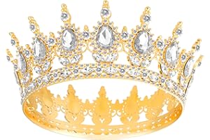 Papoopy Crown for Women, Queen Crown Tiara for Princess Party