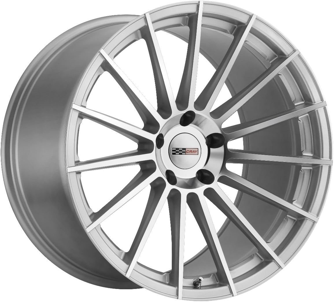 Cray Mako 19X9.5 5/120.65 Et56 Cb70.Mm Silver W/ Mirror Cut Face