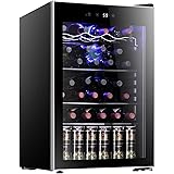 Antarctic Star 36 Bottle Wine Cooler/Cabinet BeverageRefrigerator Small Mini Red & White Wine Cellar Beer Soda Counter Top Ba