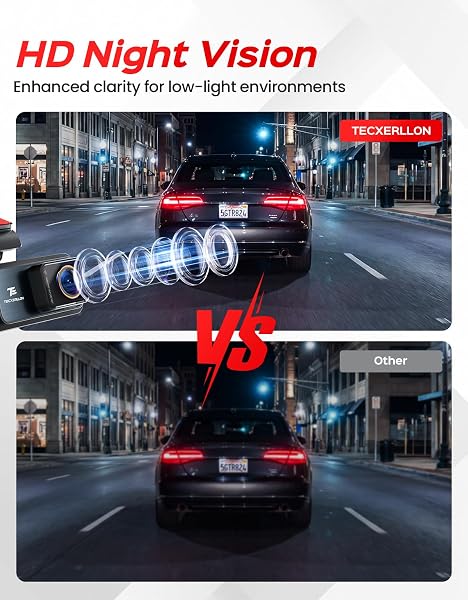 TECXLERON DASH CAM, 4K FULL HD DASH CAMERA FOR CARS, BUILT-IN GPS AND WI-FI, 64GB SD CARD INCLUDED, 160° WIDE ANGLE LENS, NIGHT VISION, G-SENSOR, LOOP RECORDING, 24H PARKING MONITOR
