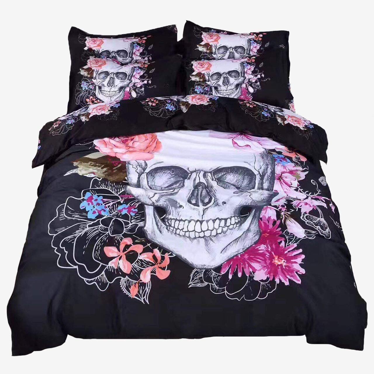 Best Skull And Bones Bedding Pillow Case