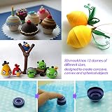 Hyber&Cara Quilling Tools Set 19 Pcs with 45 Colors 900 Strips Board Mould view 4